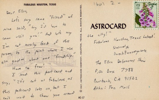 Ellen98b Ellen DeGeneres postcard